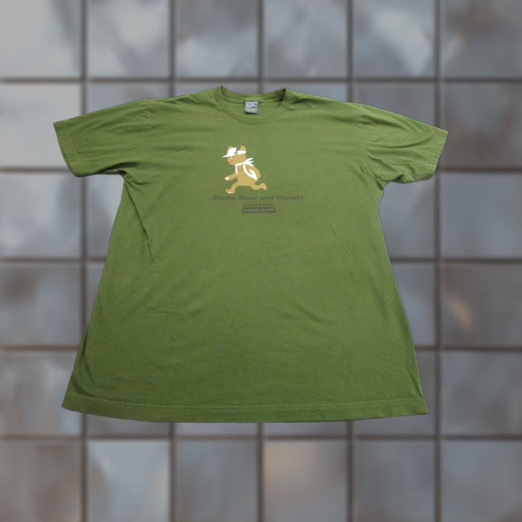 Vintage VINTAGE Giant Robot T-Shirt Men XL Green Cartoon Animals Graphic Made USA Size US XL / EU 56 / 4 - 1 Thumbnail