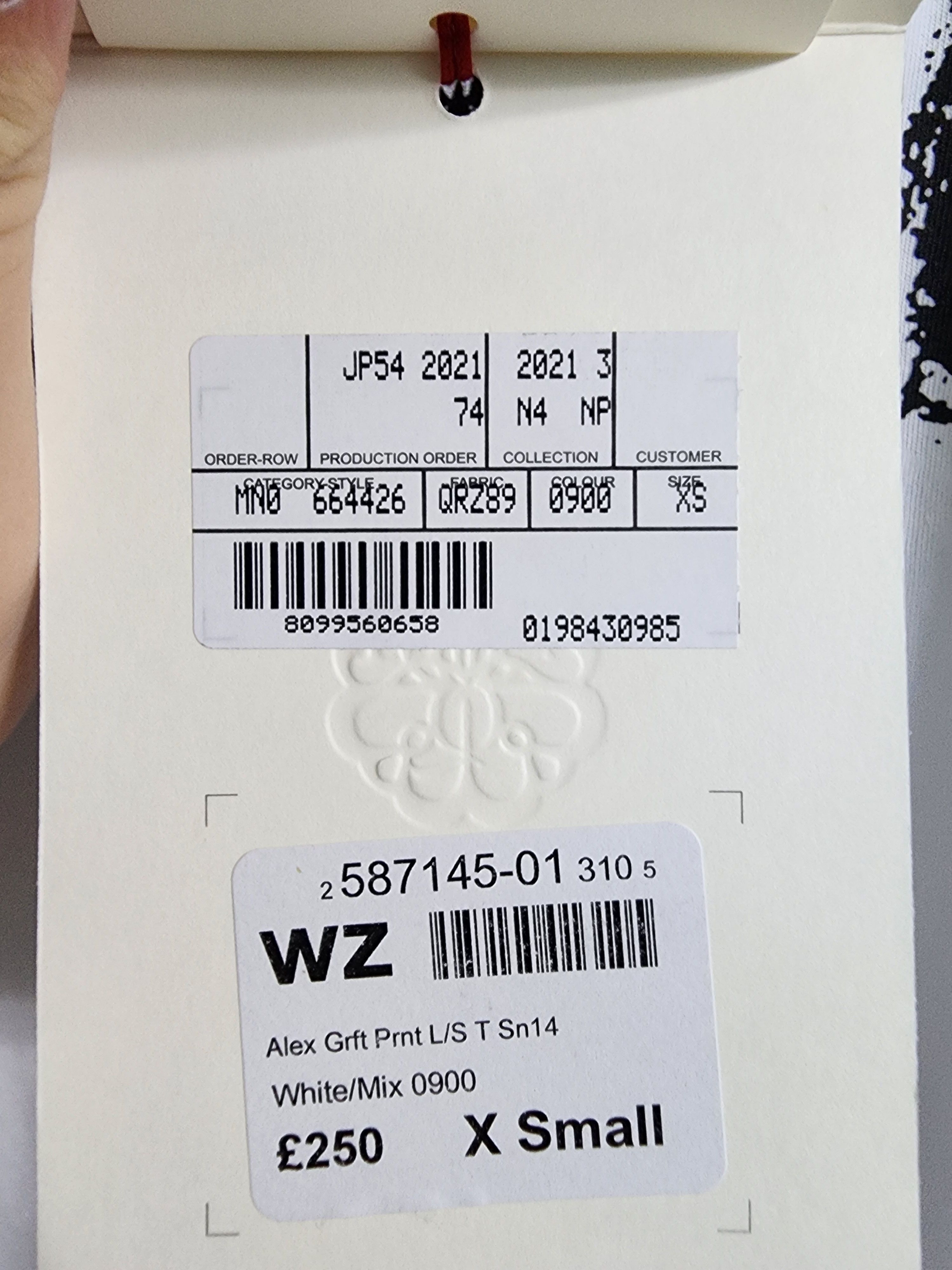 Alexander McQueen Graffiti Logo T-Shirt Size US XS / EU 42 / 0 - 7 Thumbnail