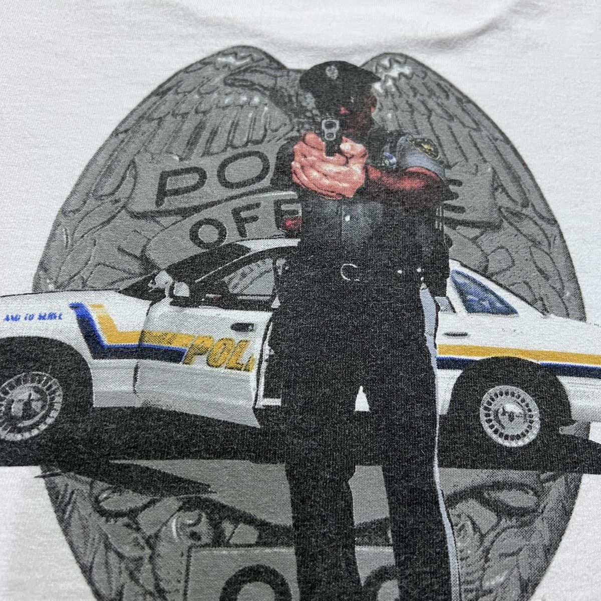 Vintage Vintage 90s O.D. Gear Police Department Graphic Tee Shirt XL Size US XL / EU 56 / 4 - 3 Thumbnail