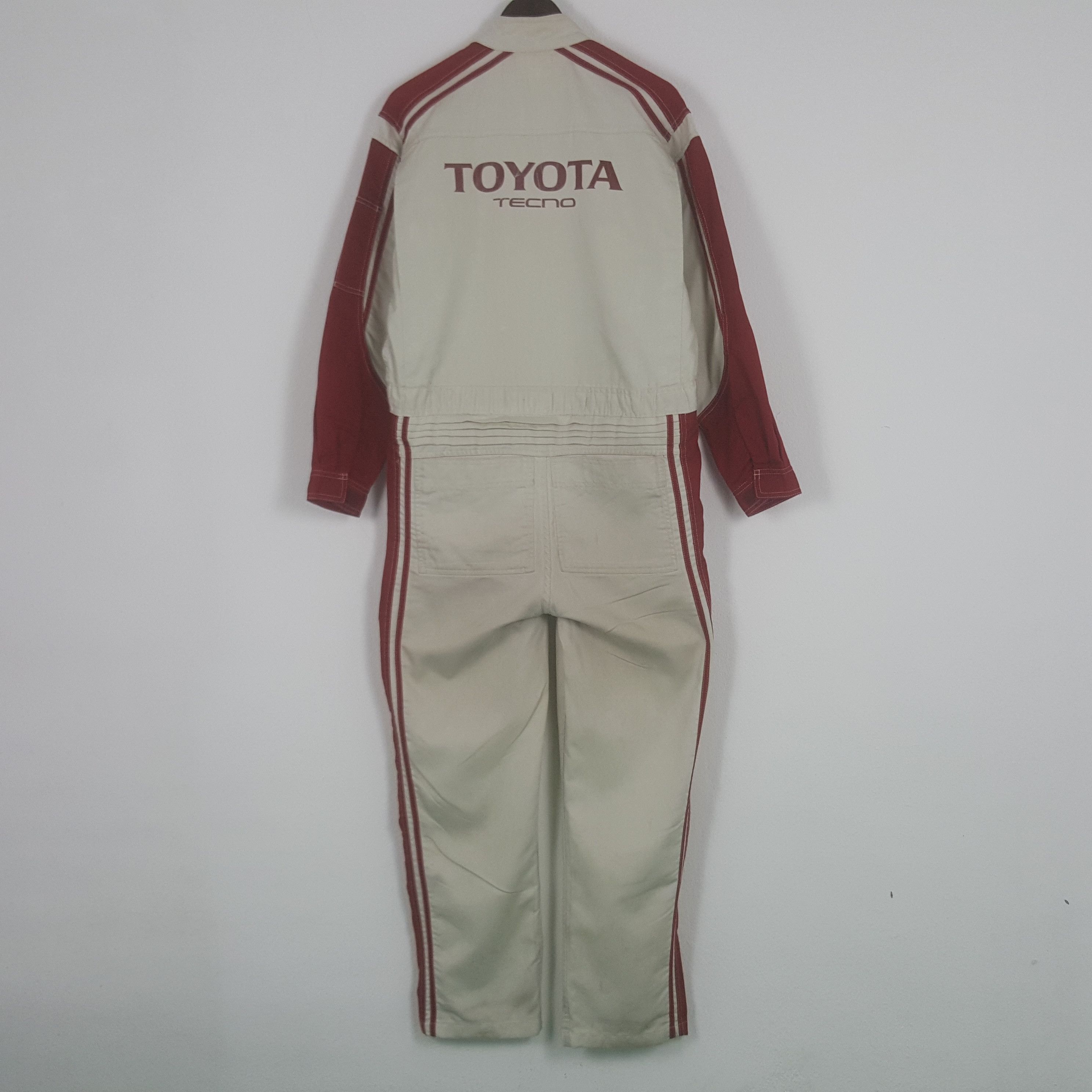 Vintage Toyota Tecno Worker Sport Coverall Jacket