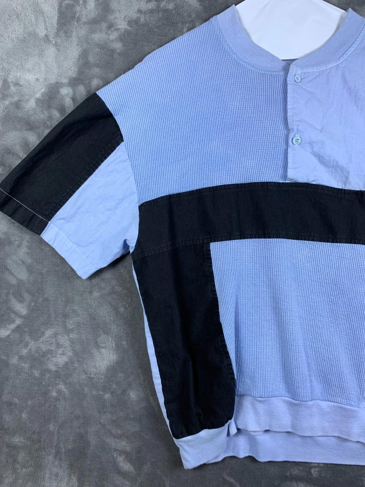 Designer Vintage Da Vinci CA Men Blue/Navy Striped SS Polo Shirt (239 Size US L / EU 52-54 / 3 - 4 Thumbnail