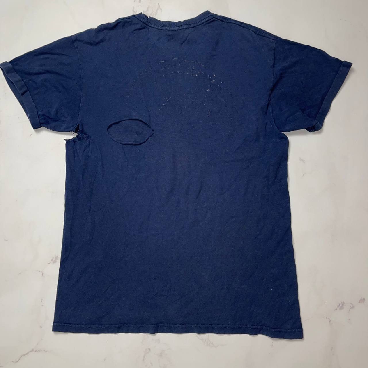 Stussy Vintage Stussy T-Shirt HandMade Navy blue Size M Size US M / EU 48-50 / 2 - 6 Thumbnail