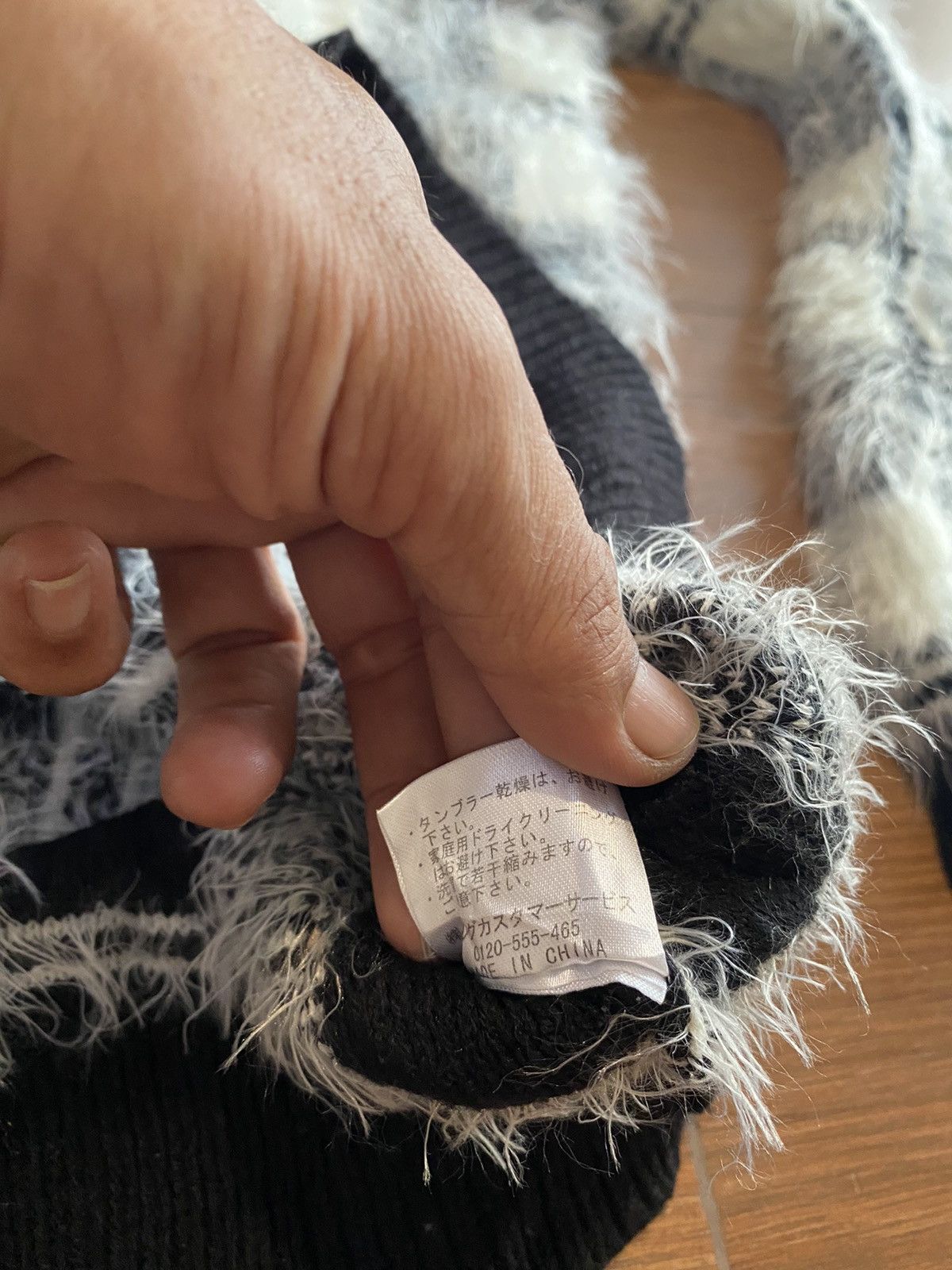 14th Addiction × Beauty Beast × Japanese Brand Japanese Brand Checkered Off-White Turtlenck Knit Dress Size M / US 6-8 / IT 42-44 - 10 Thumbnail
