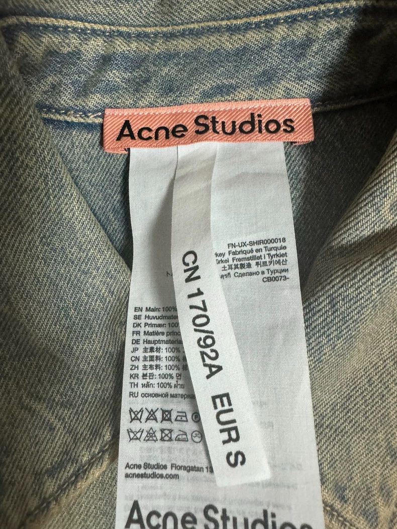 Acne Studios acne studios cowboy shirt 2504-Nextarrow Size US S / EU 44-46 / 1 - 2 Thumbnail
