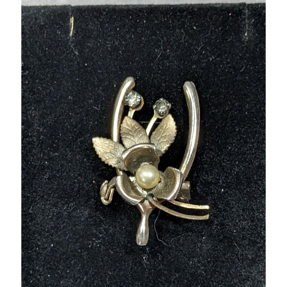 Other Vintage Floral Wishbone Silver And Gold Tone Brooch Size ONE SIZE - 3 Thumbnail