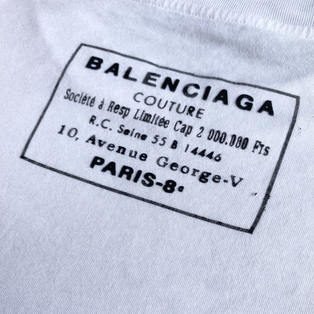 Balenciaga Balenciaga Back Logo Stamp T Shirt Size US S / EU 44-46 / 1 - 4 Thumbnail