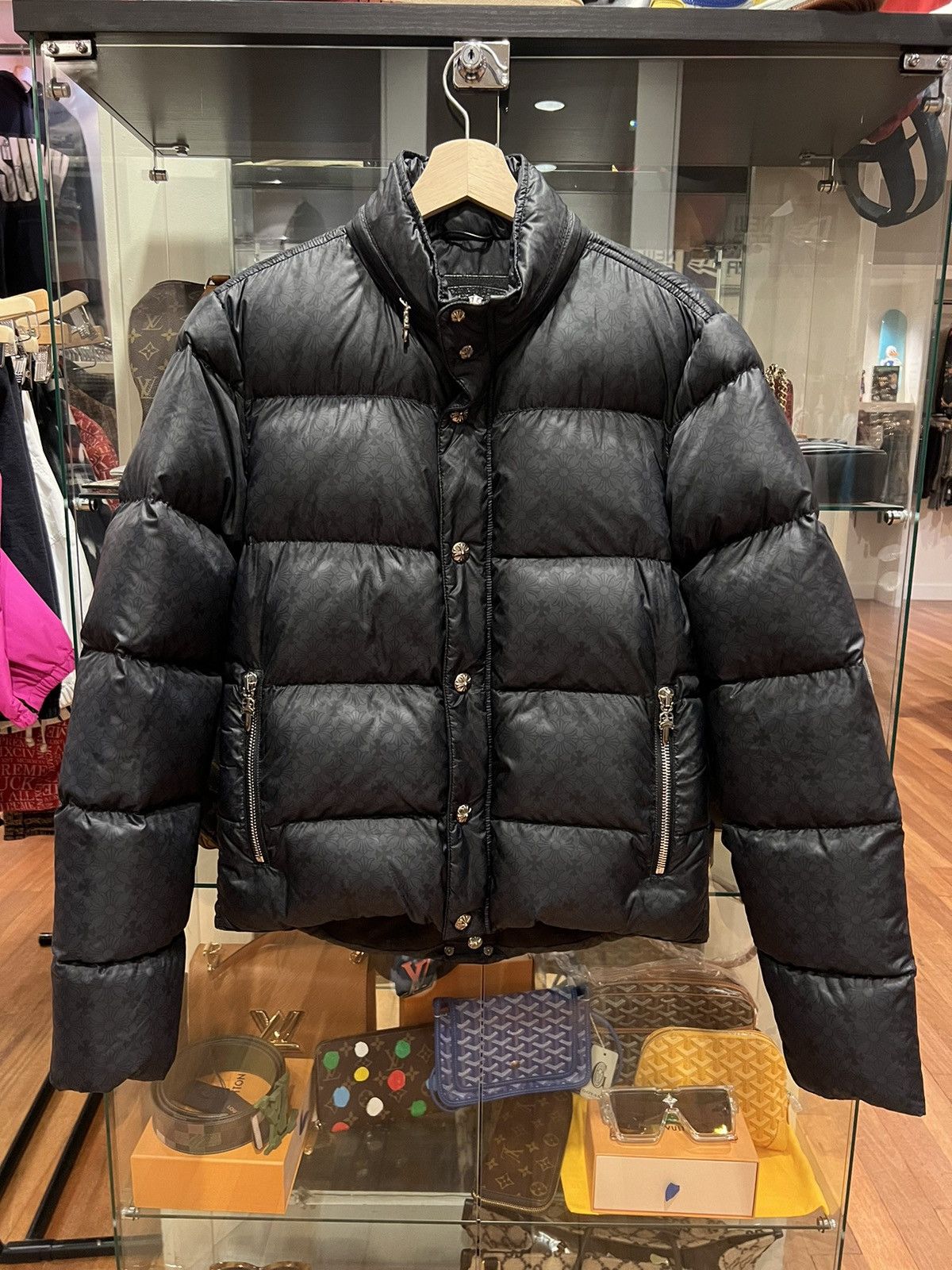 Chrome Hearts Chrome Hearts Monogram CH Plus Puffer Jacket