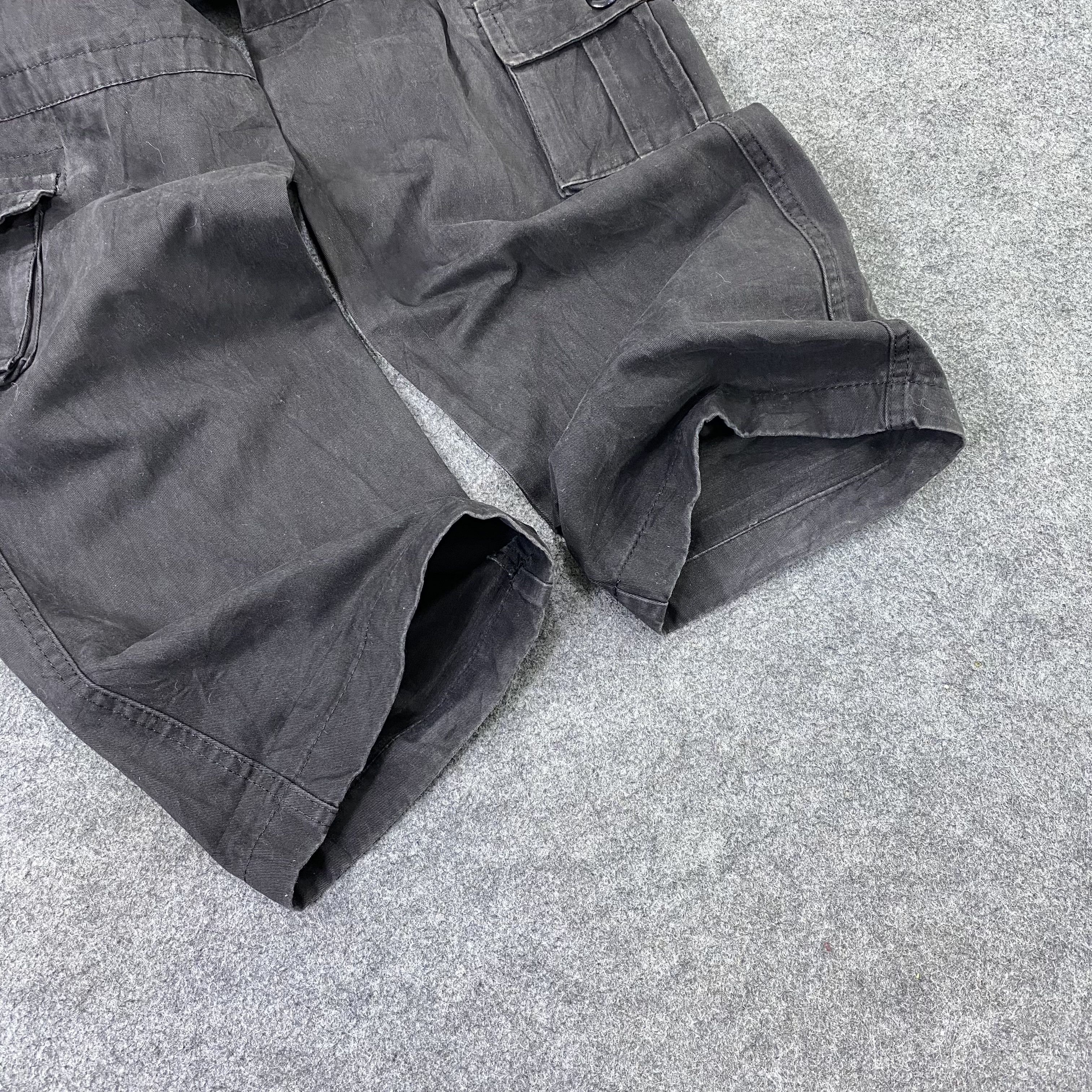 Cargo Black pants Multipocket -C010