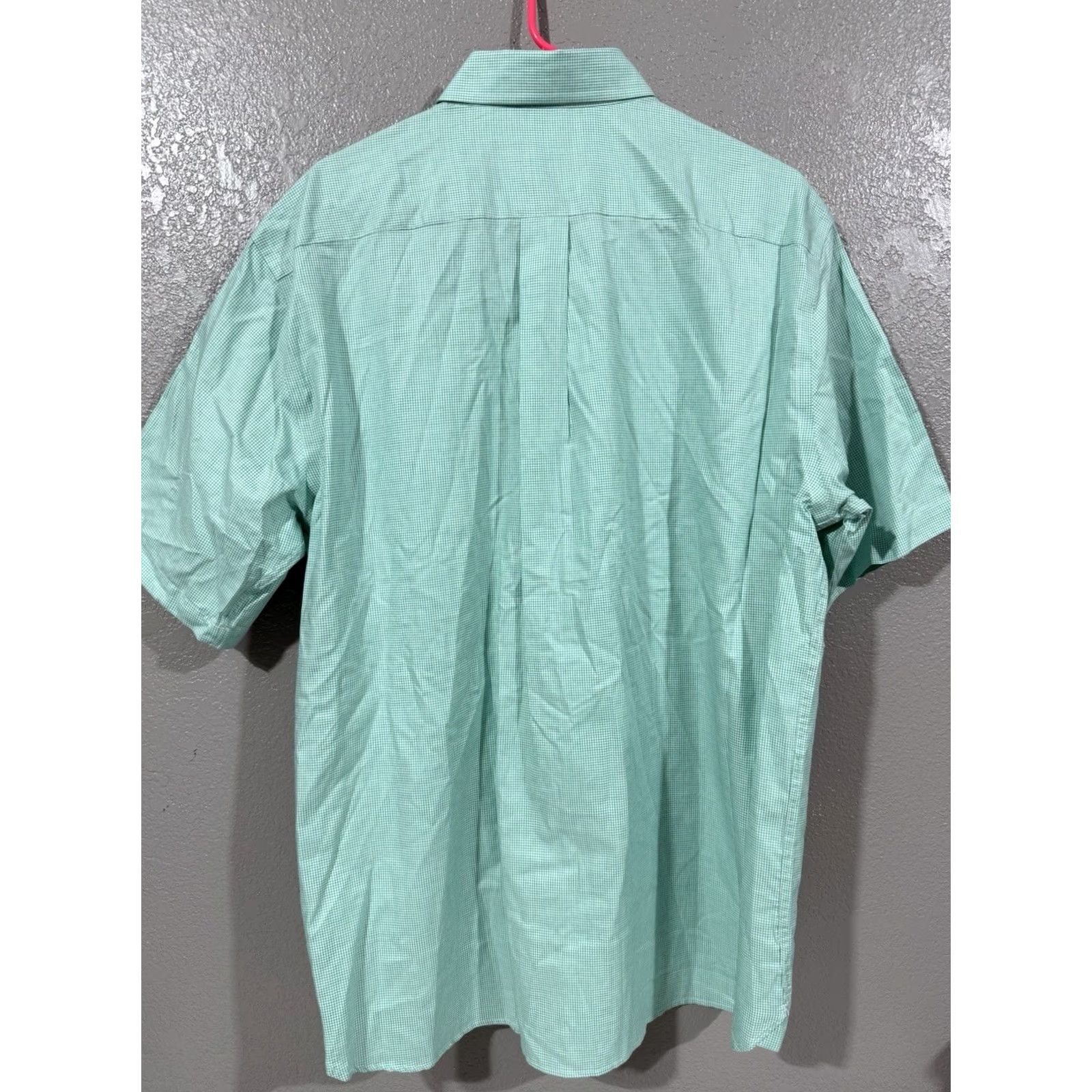 Cremieux Daniel Cremieux Shirt Men L Green Plaid Signature Collection Button Short Sleeve Size US L / EU 52-54 / 3 - 6 Thumbnail