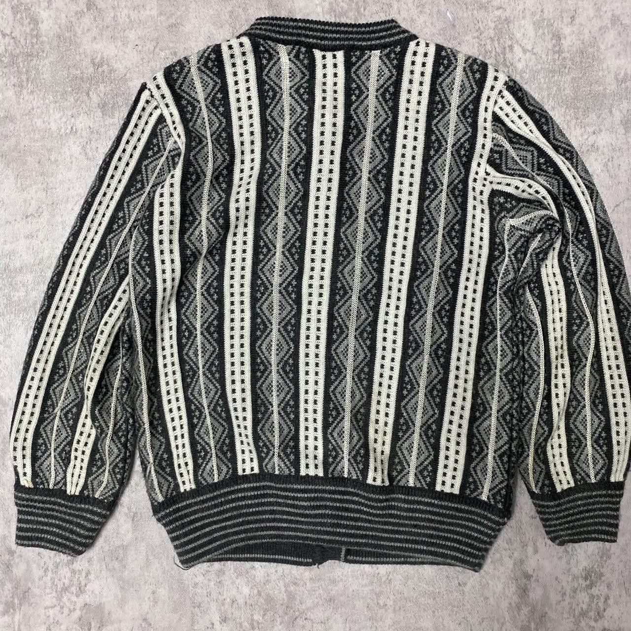Other Black and white vintage 80s cardigan cardigan Size US S / EU 44-46 / 1 - 4 Thumbnail