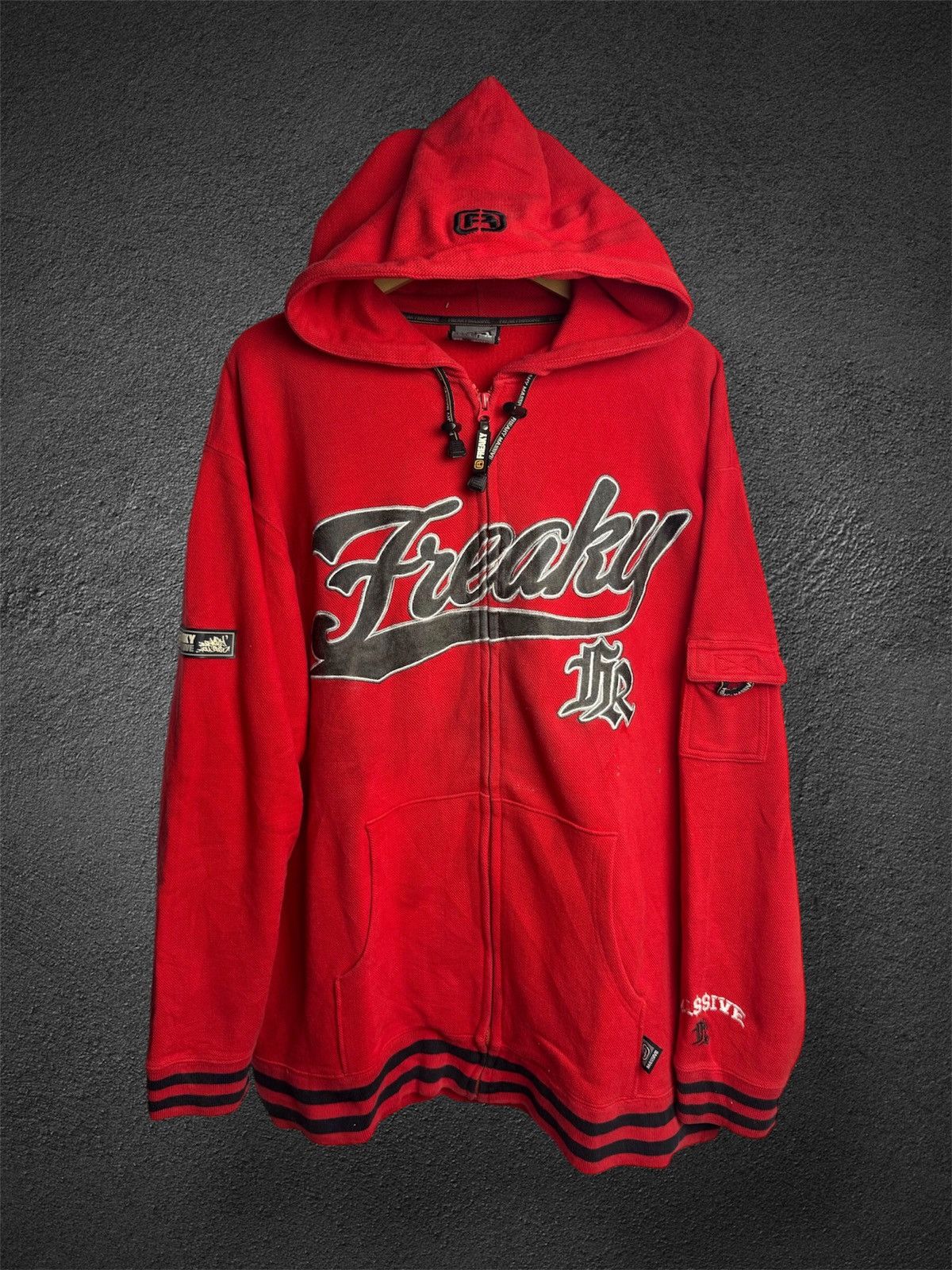Affliction × JNCO × Southpole Vintage 2000s Massive Freaky Baggy Hoodie Size US XL / EU 56 / 4 - 1 Thumbnail