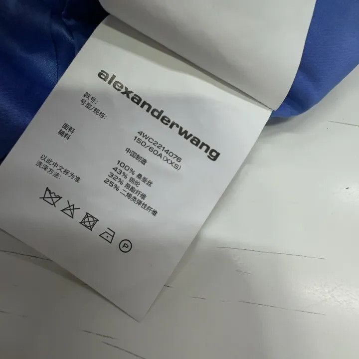 Alexander Wang Alexander Wang SS22 Satin Logo Pants for Women - Size 22" - 5 Thumbnail