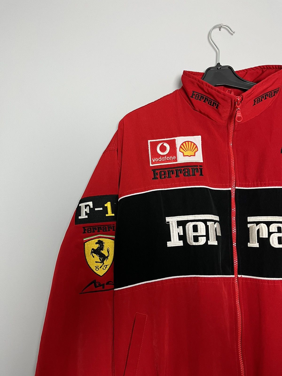 Vintage ferrari racing jacket F1 Michael Schumacher rare y2k