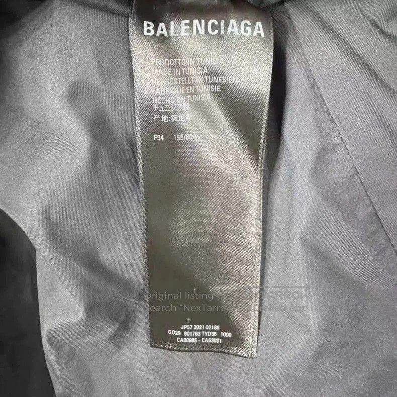 Balenciaga Balenciaga Black Oversized BB Puffer Coat. Size US XS / EU 42 / 0 - 4 Thumbnail