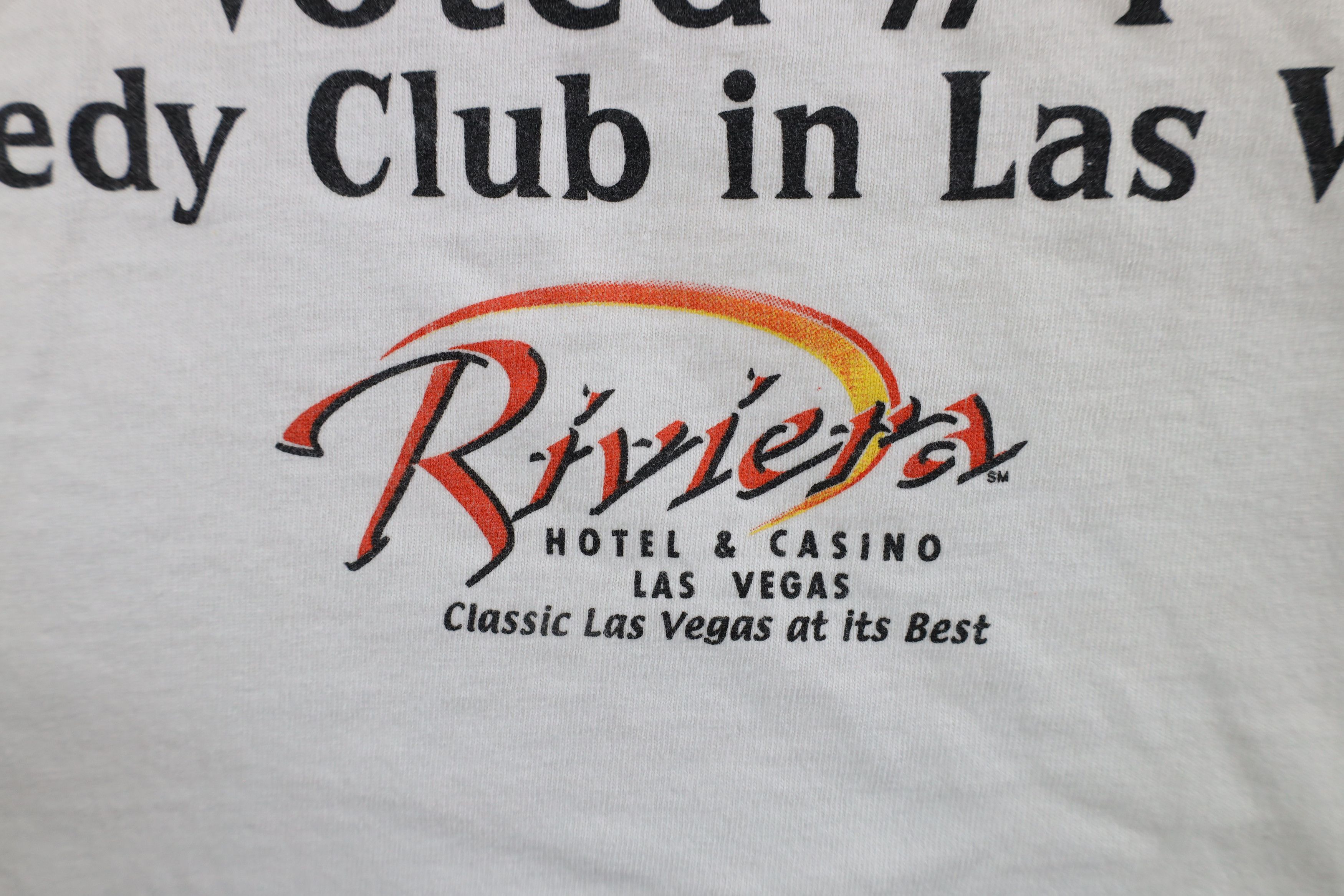 Vintage Vintage Riviera Comedy Club Las Vegas Short Sleeve T-Shirt Size US XL / EU 56 / 4 - 5 Thumbnail