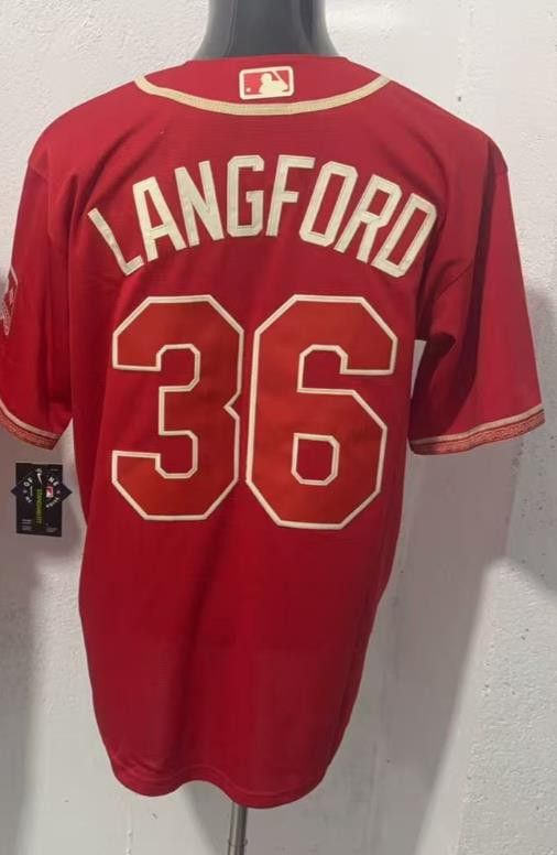 MLB Texas Rangers #36 Langford Jersey Size US XL / EU 56 / 4 - 1 Thumbnail