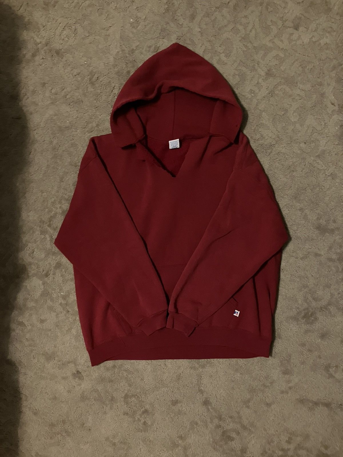 Russell Athletic × Vintage 00’s Red Russell Hoodie Size US XXL / EU 58 / 5 - 1 Thumbnail