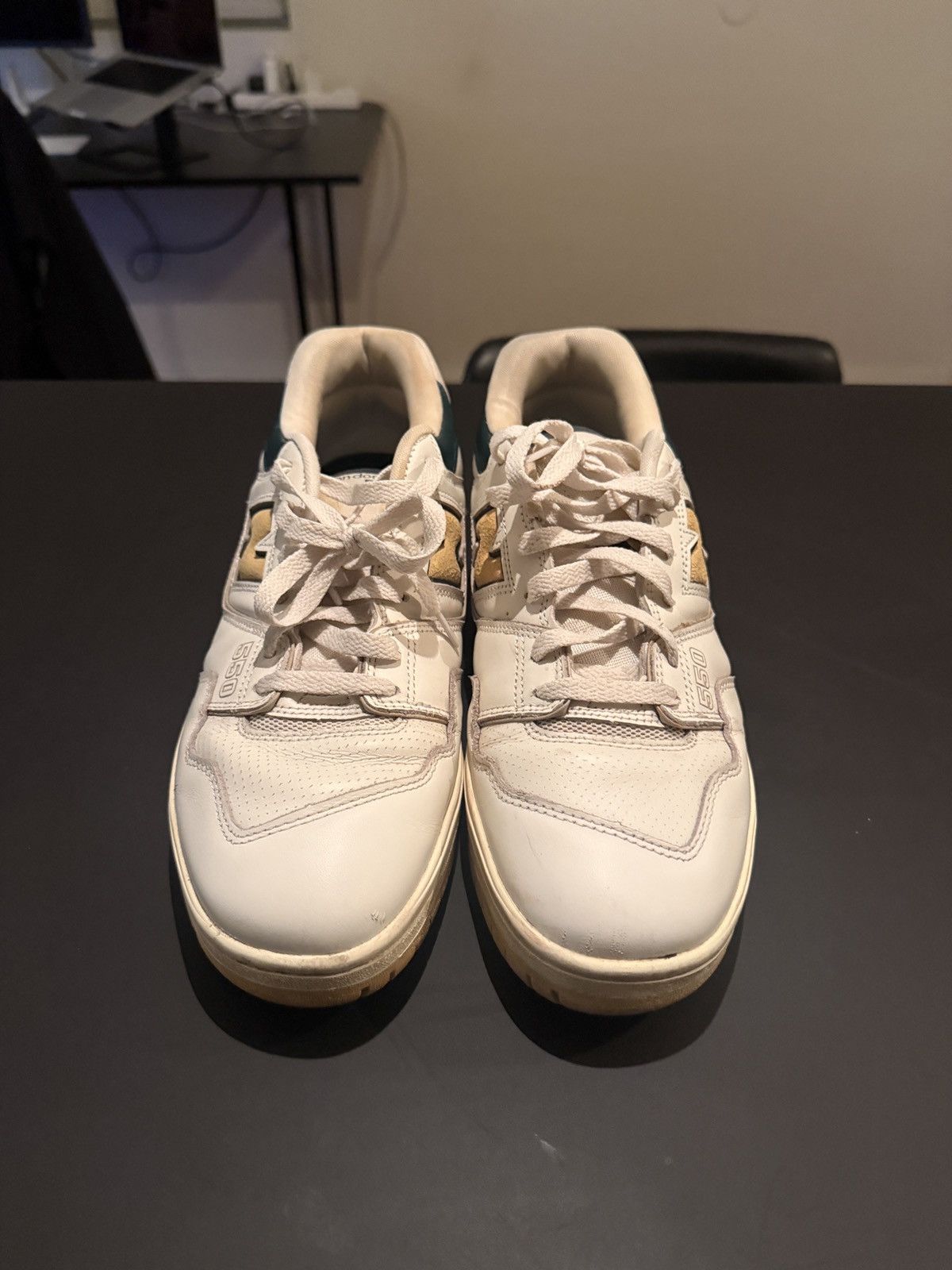 Aime Leon Dore × New Balance Aime Leon Dore New Balance 550 - Natural Green Size US 11 / EU 44 - 3 Thumbnail