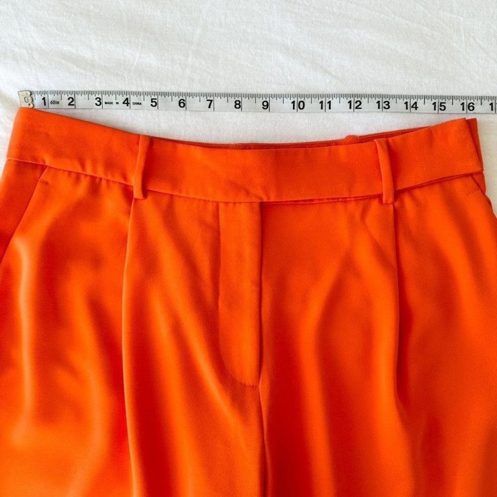 Other Ever New Wide Leg Isla Trousers Orange Gerbera 10 Petite New Size 32" / US 10 / IT 46 - 9 Thumbnail