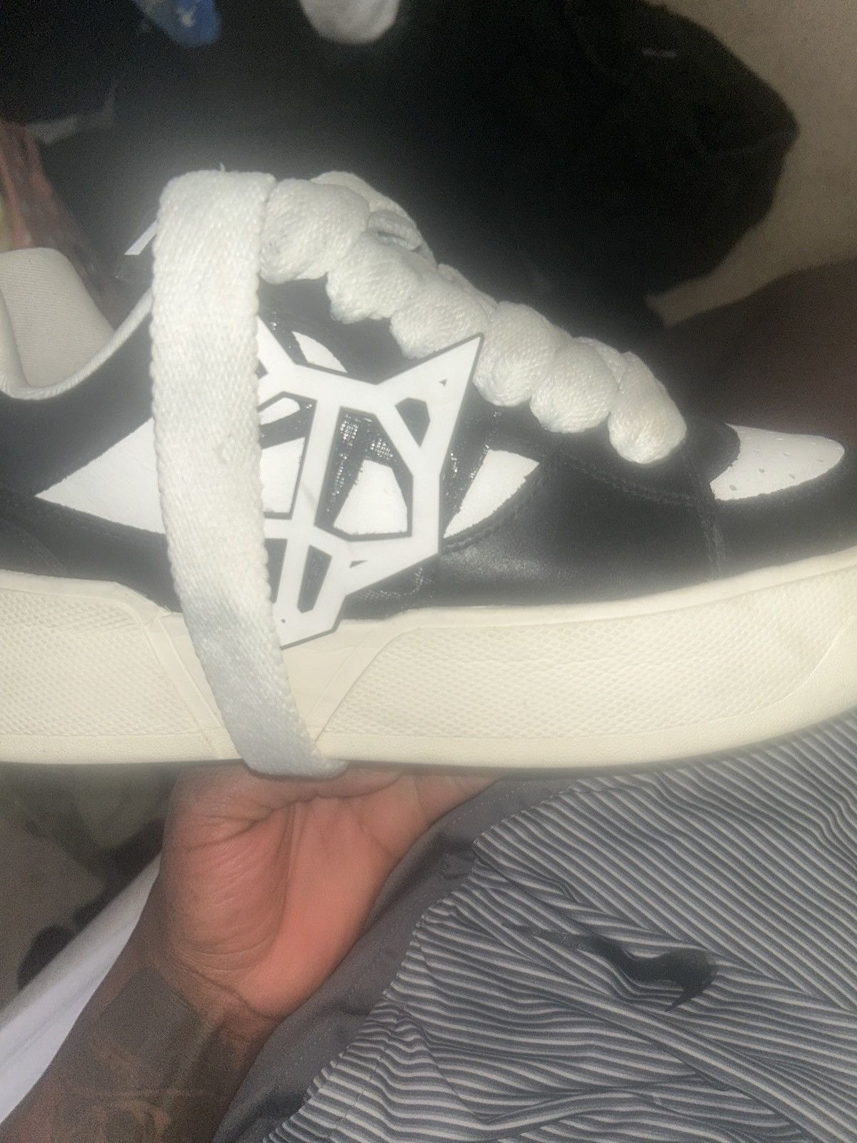 NAKED WOLFE Naked Wolfe low top sneakers Size US 13 / EU 46 - 5 Thumbnail
