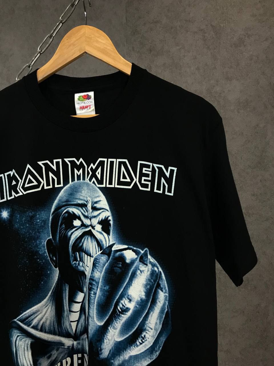 Band Tees Iron Maiden vintage rock overprinted band tee Size US M / EU 48-50 / 2 - 3 Thumbnail