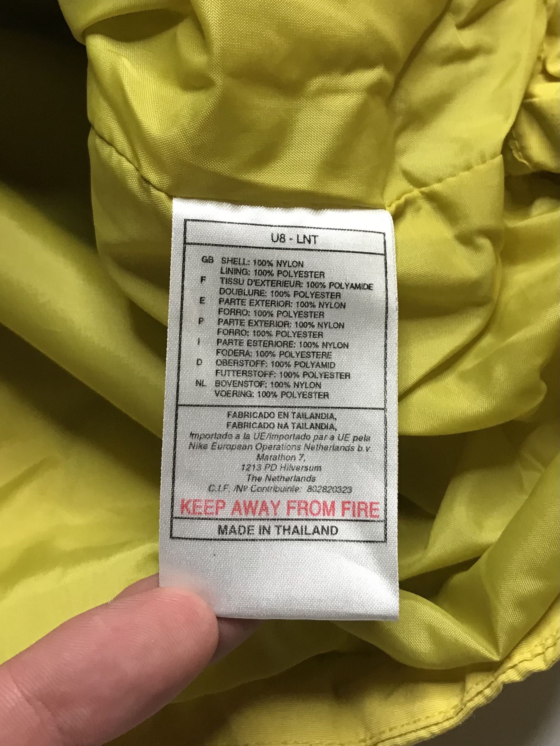 Nike Nike Vintage Anorak Jacket Yellow Size US XS / EU 42 / 0 - 13 Thumbnail