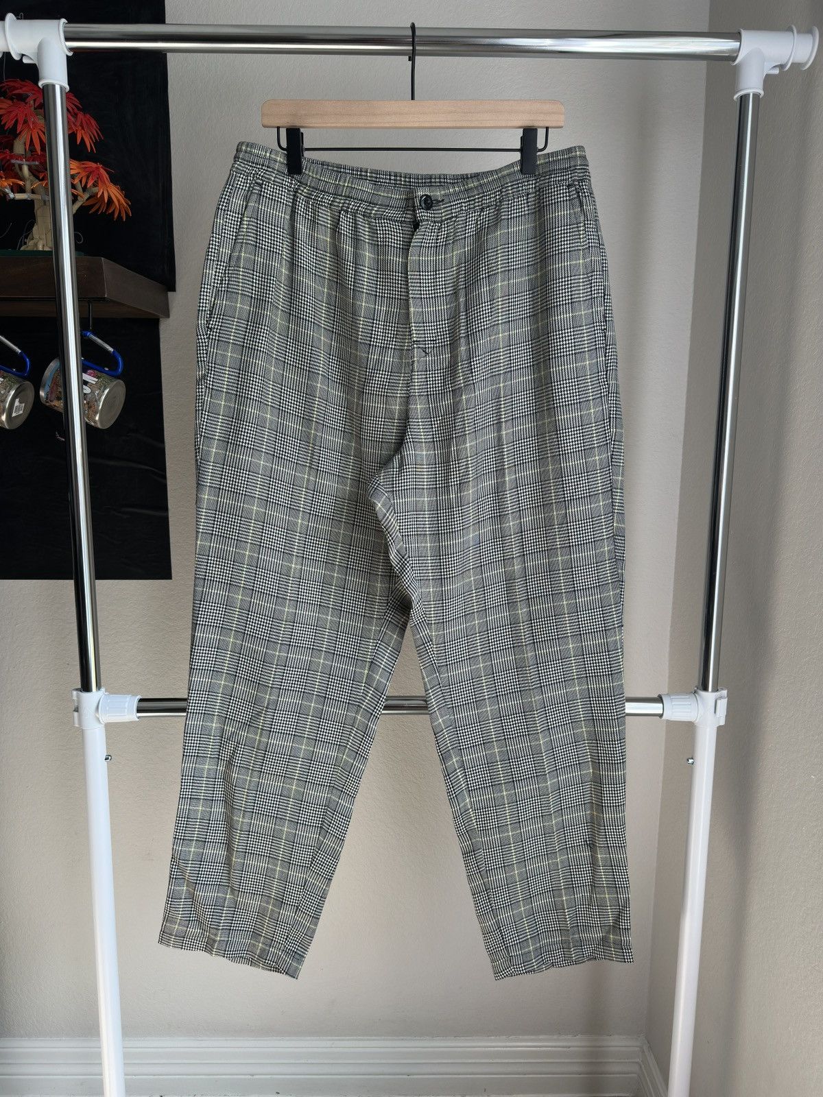 Stussy Plaid Trousers Grey Size US 36 / EU 52 - 1 Thumbnail
