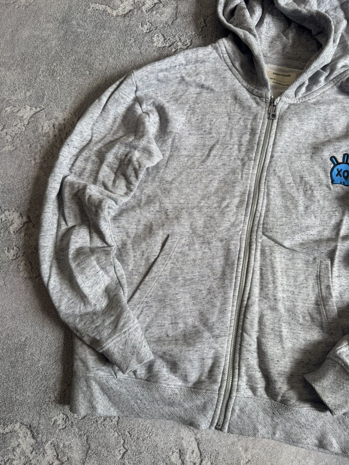 Zadig & Voltaire Zadig & Voltaire S biglogo “Artist Wanted” hoodie zip jumper Size S / US 4 / IT 40 - 4 Thumbnail