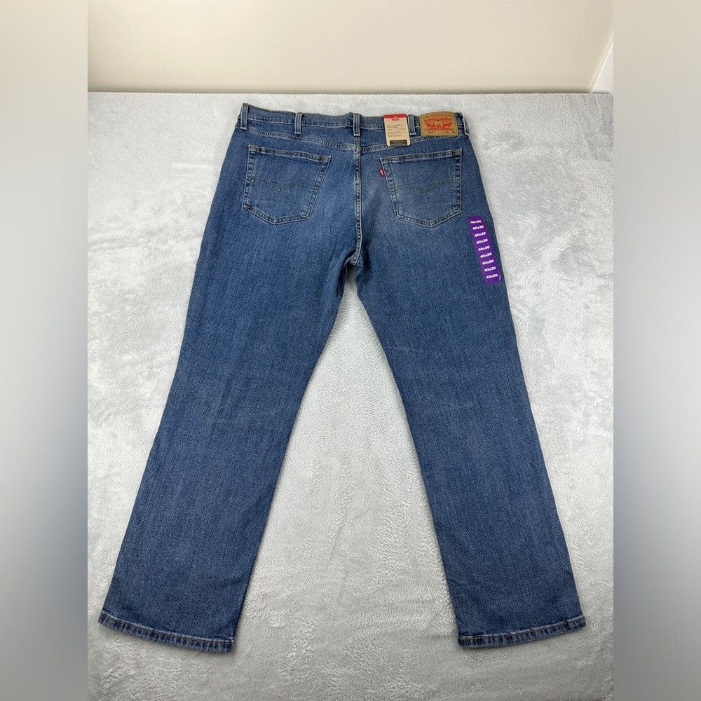 Levi's Levi's 514 NWT Straight Leg 40 Waist 30 Length Blue Cotton Size US 40 / EU 56 - 6 Thumbnail