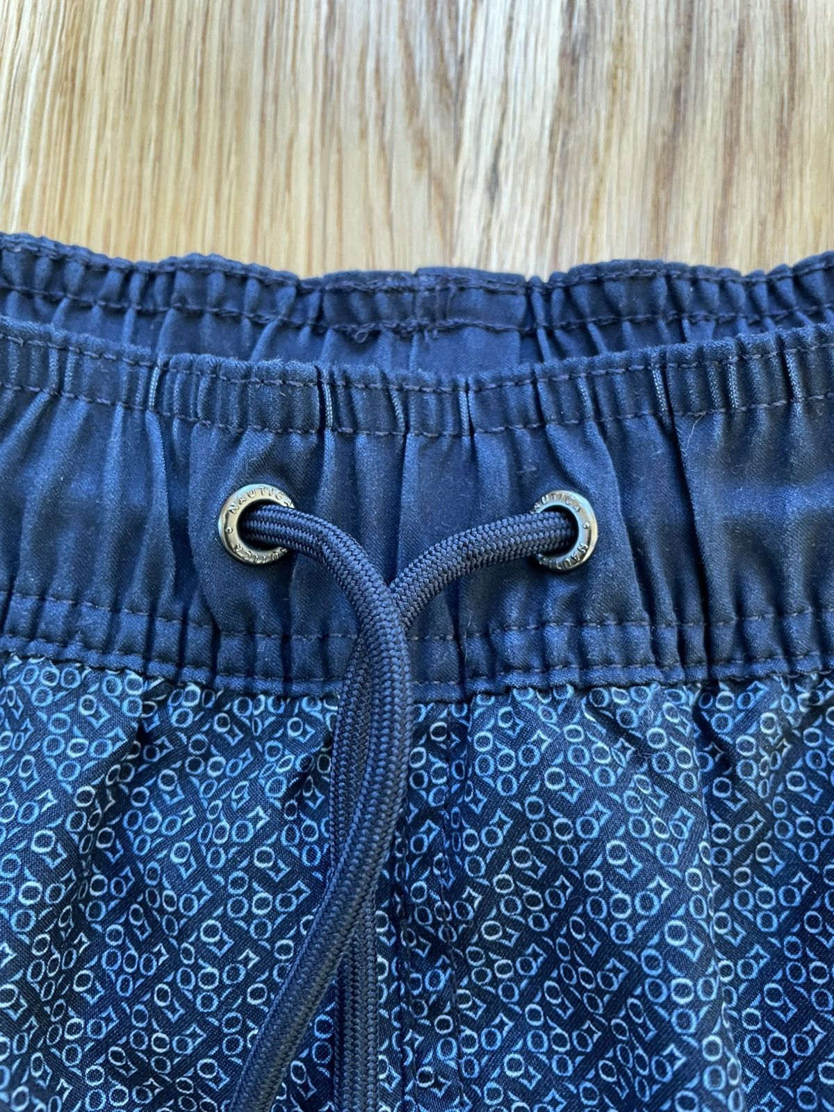 Nautica Nautica Abstract Navy Blue Swim Shorts Trunks Medium Size US 32 / EU 48 - 5 Thumbnail