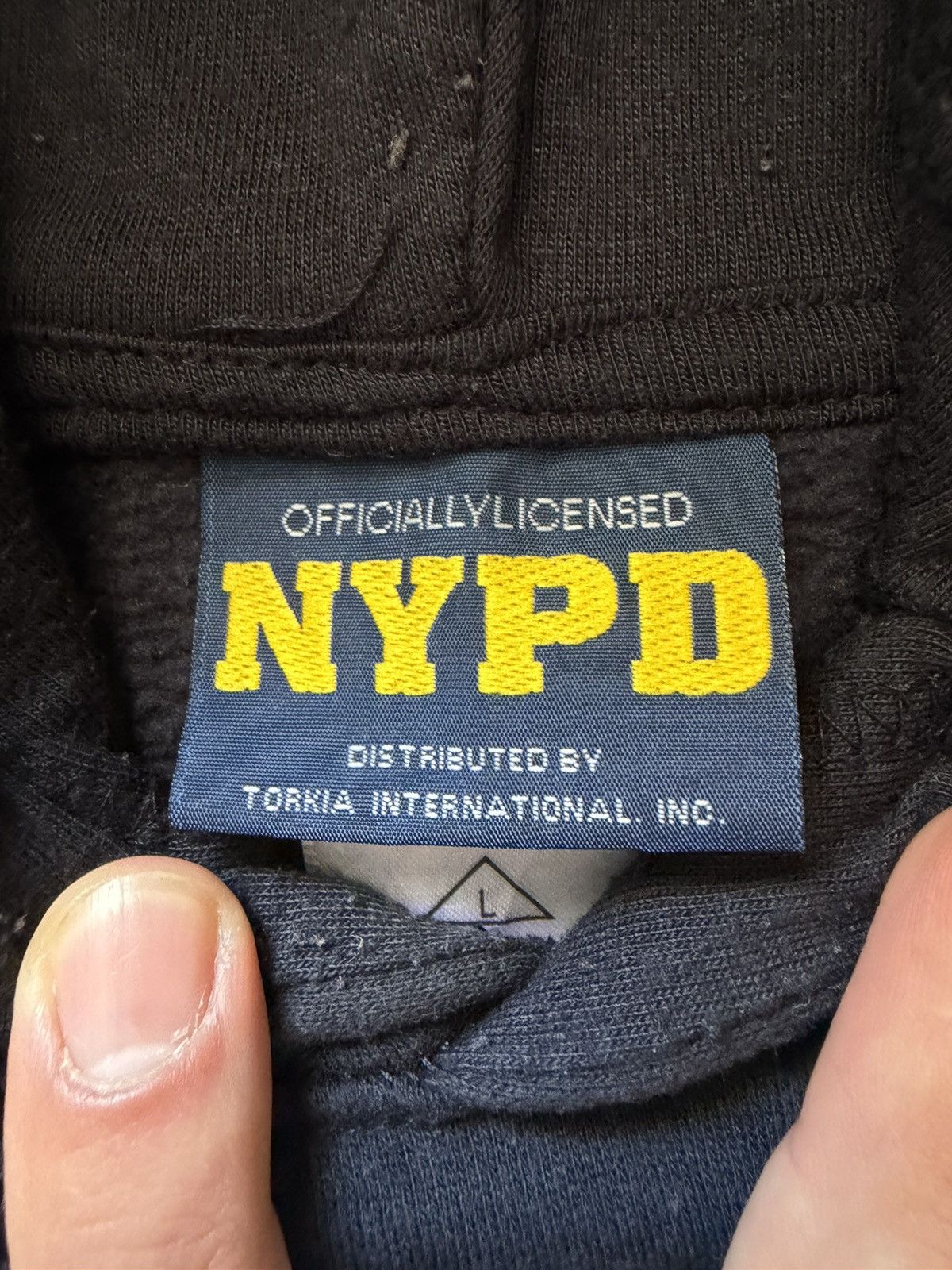LPD New York Vintage NYPD Washed Hoodie Size US L / EU 52-54 / 3 - 2 Thumbnail