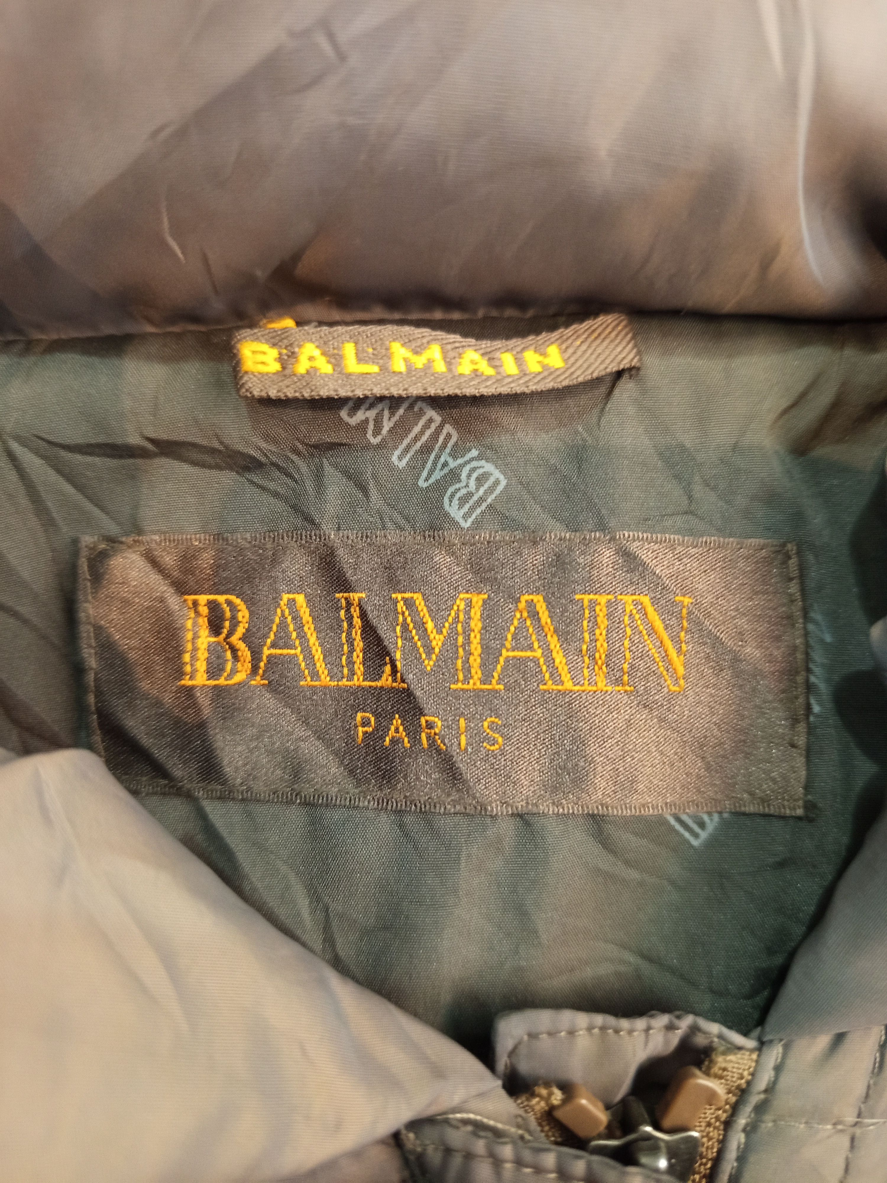 Balmain Balmain Quilted Detachable Faux Fur Hood Jacket Size M / US 6-8 / IT 42-44 - 15 Thumbnail