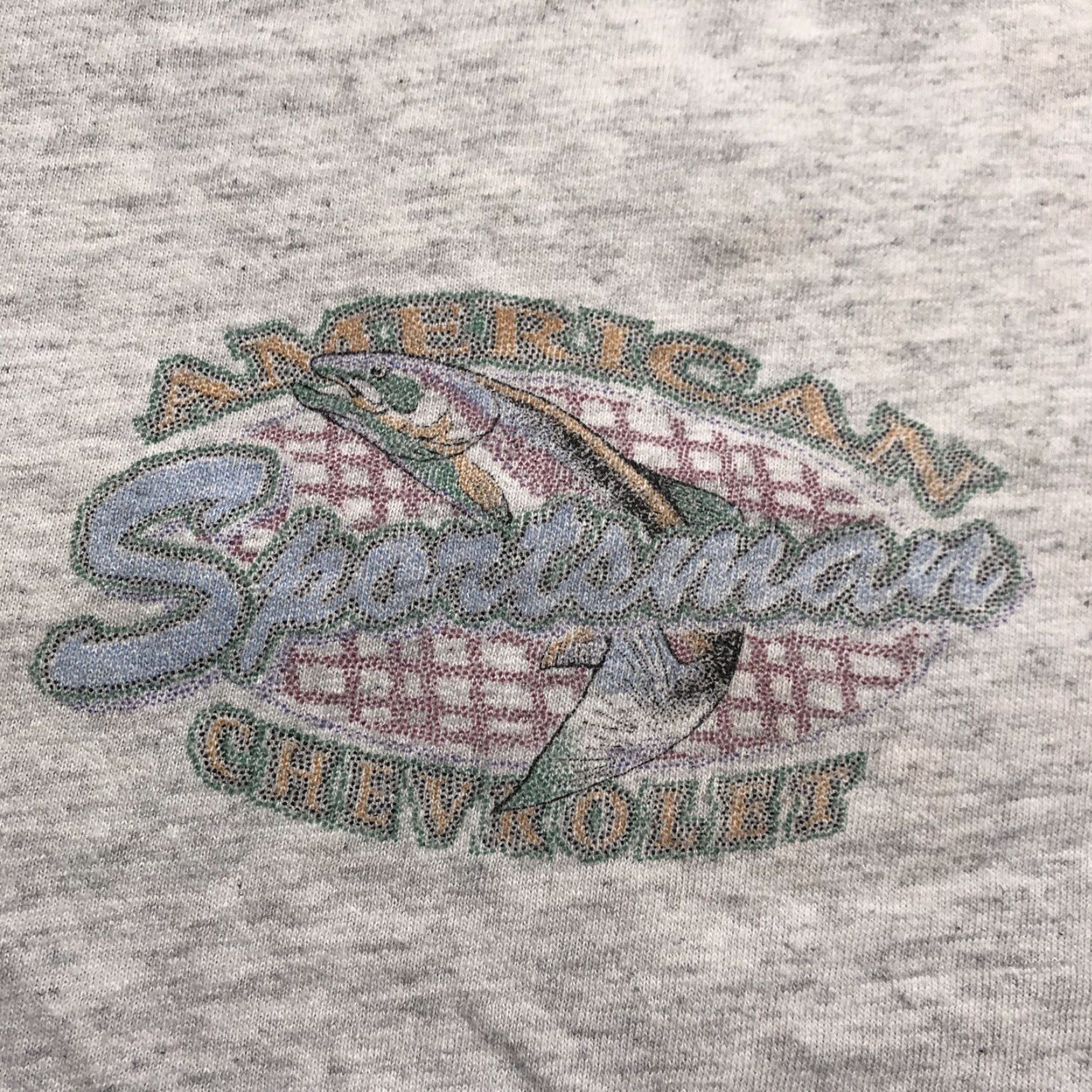 Vintage VINTAGE Chevrolet Bel Air T Shirt Mens L Gray 1990s 90s The American Sportsman Chevy Classic Cars Heathered Gray L Shirt Size US L / EU 52-54 / 3 - 4 Thumbnail