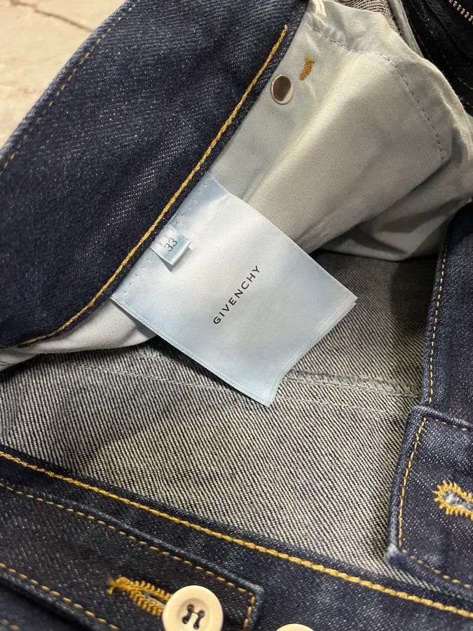 Givenchy × Vintage SS2024 Givenchy 4G Cargo Denim Brut Carpenter Jeans Size US 34 / EU 50 - 10 Thumbnail