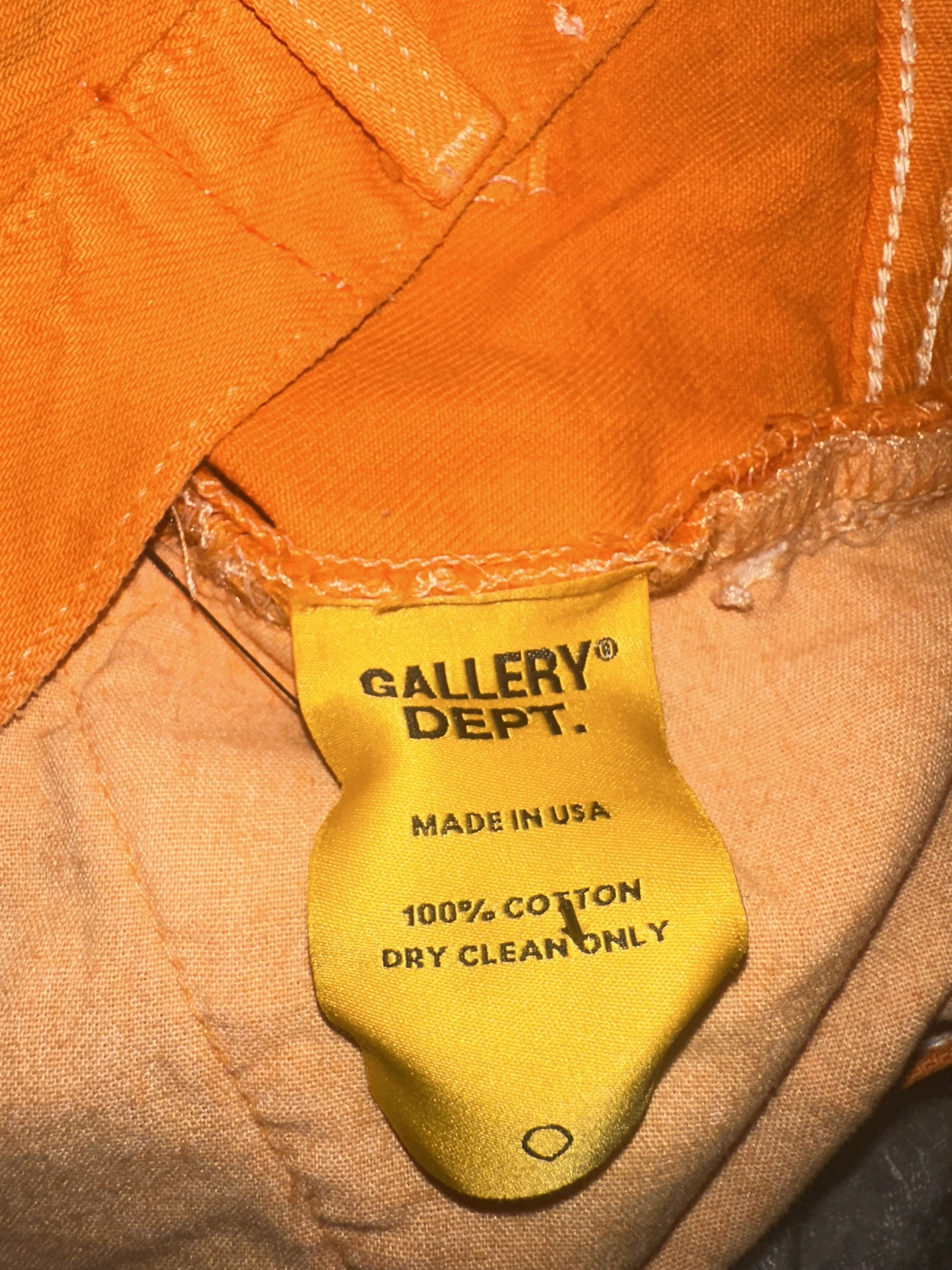 Gallery Dept. Gallery Dept Orange Workwear Pants / Carpenter Jeans Size US 31 - 7 Thumbnail