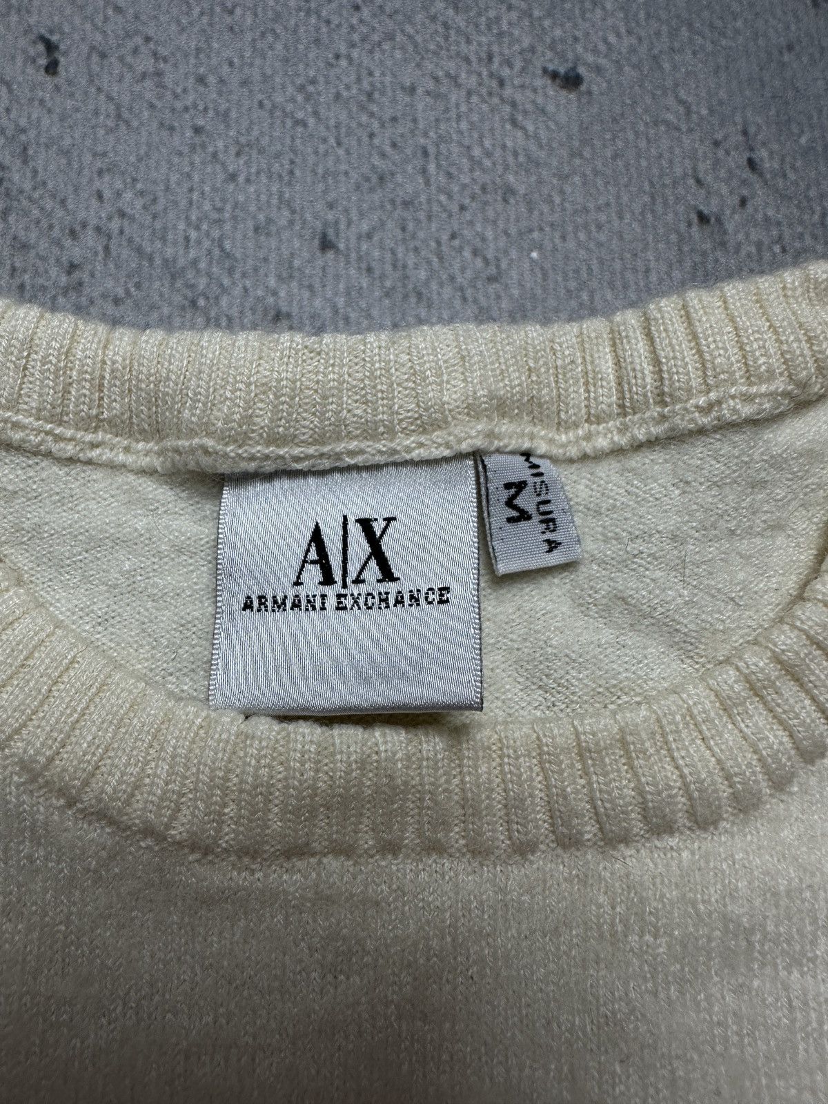 Armani Exchange Armani Exchange Vintage Women Ribbed Wool Italy 90s Sweater Size S / US 4 / IT 40 - 6 Thumbnail