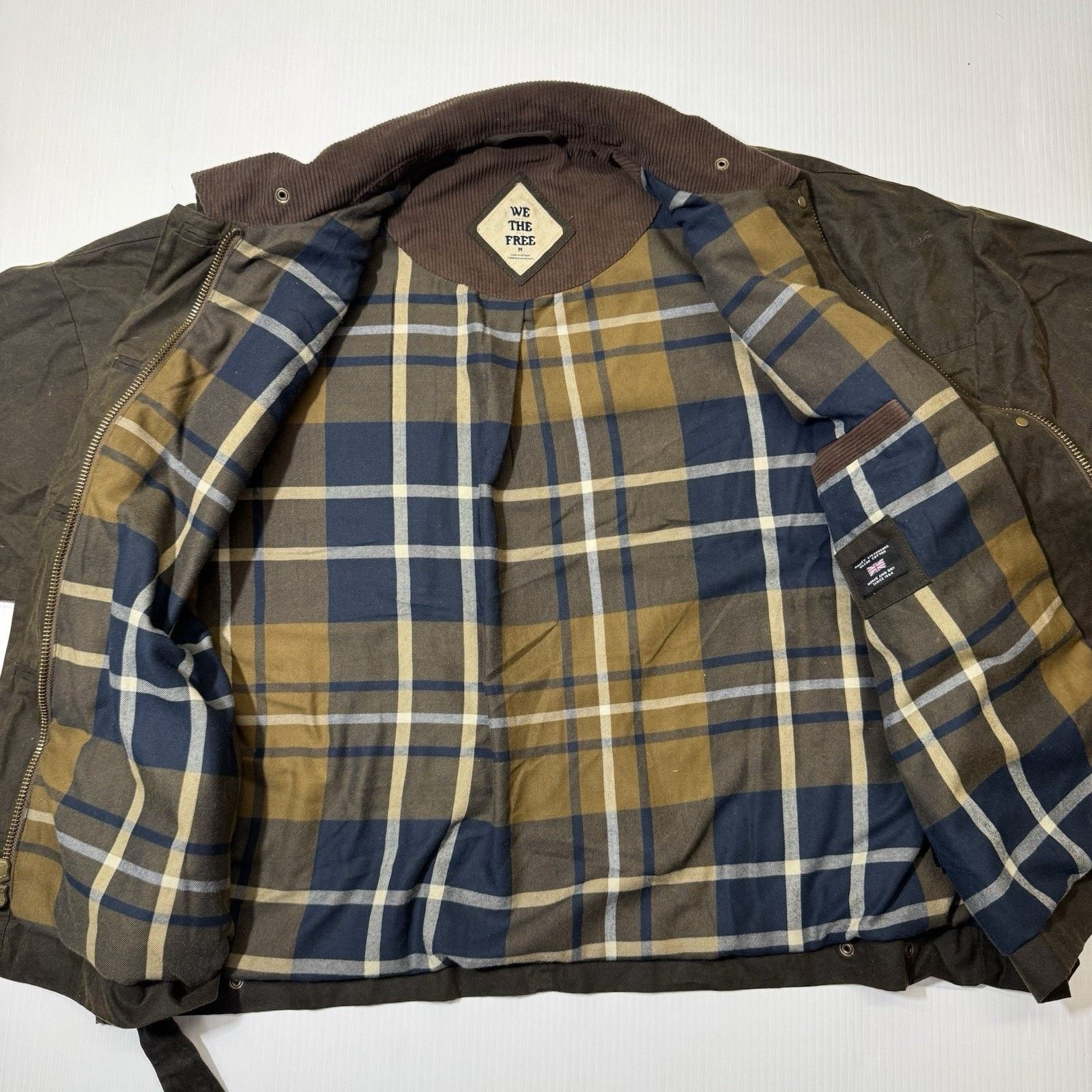 Other Women’s We The Free Waxed Olive Green Size M Corduroy Collar Size M / US 6-8 / IT 42-44 - 4 Thumbnail