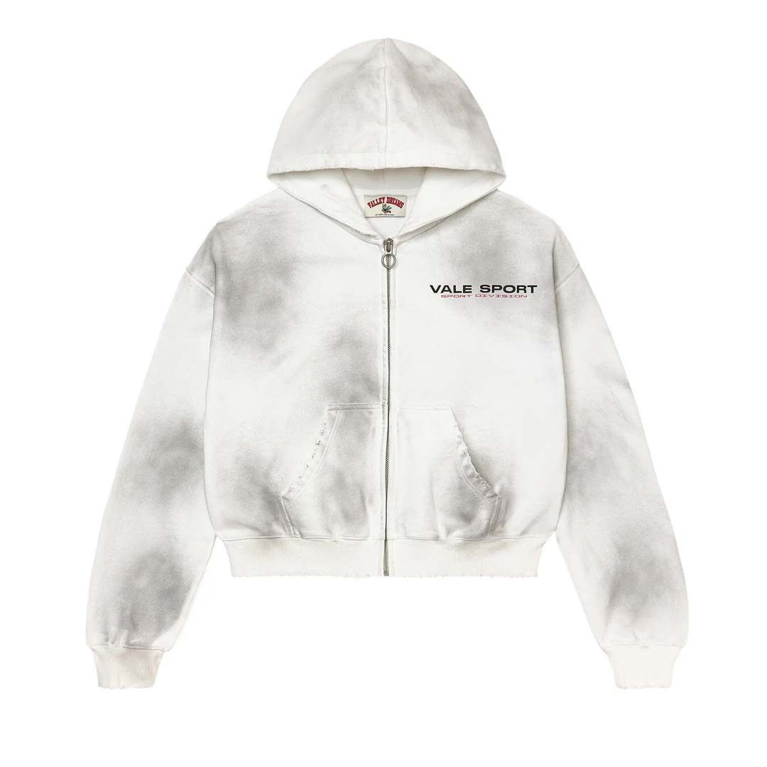 Forever Staple Zip Up Hoodie 'White'