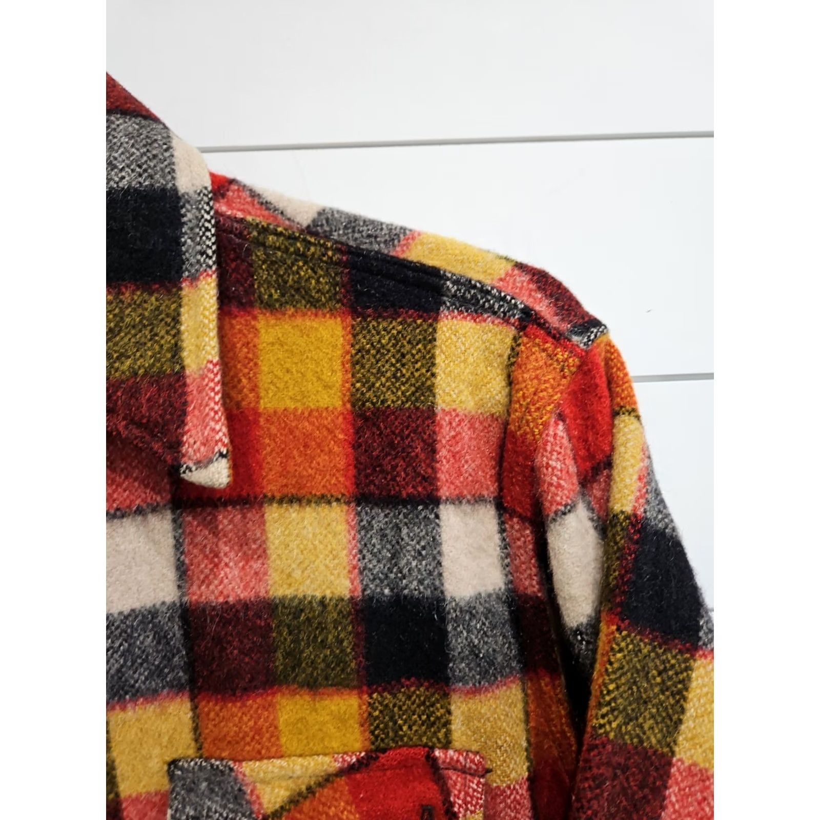 Vintage VINTAGE Bemidji Woolen Mills Full Zip USA Made Plaid Shirt Jacket Mens Large Size US L / EU 52-54 / 3 - 3 Thumbnail