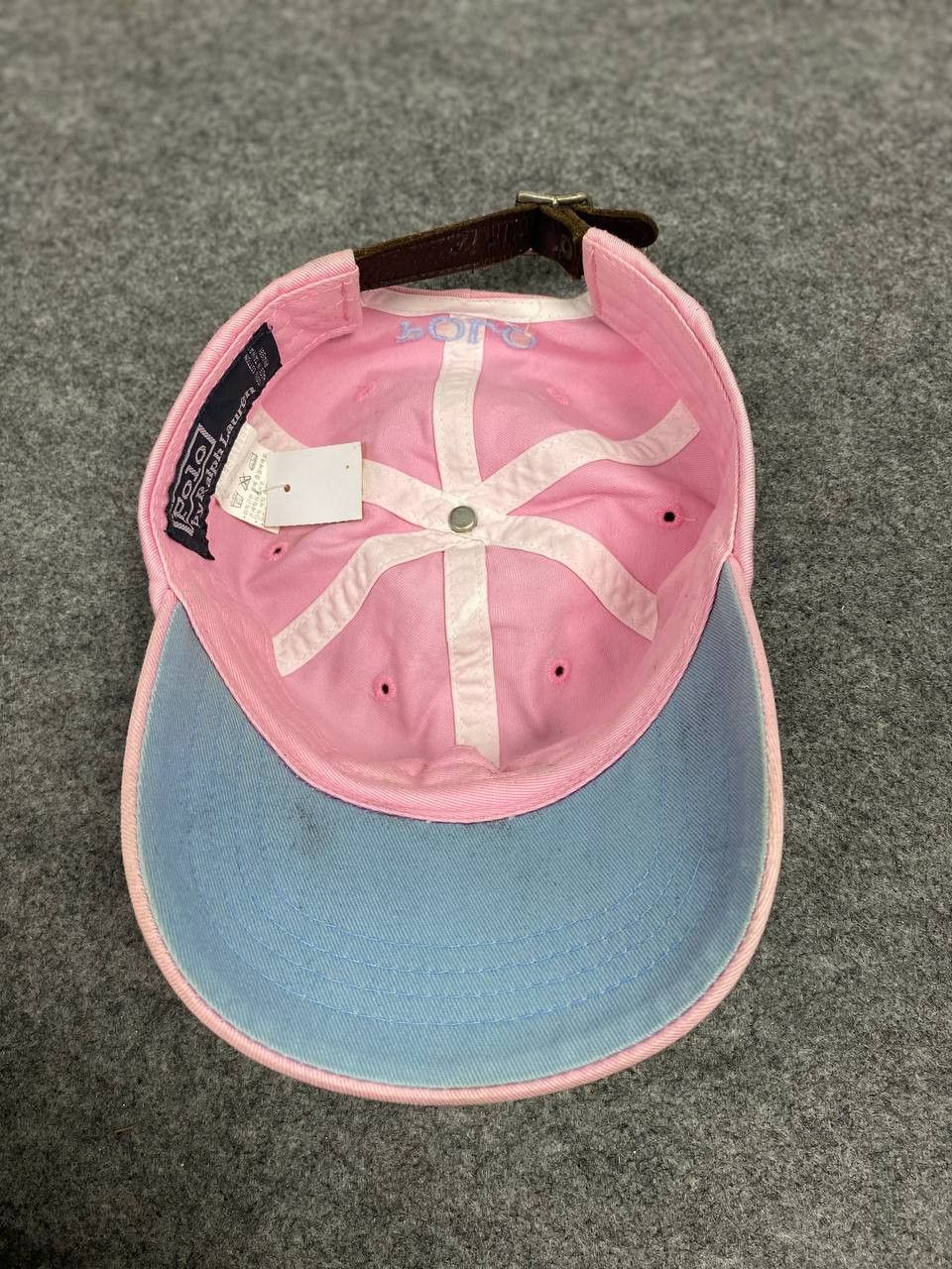 Polo Ralph Lauren vintage polo ralph lauren leather strap cap embroided logo Size ONE SIZE - 7 Thumbnail