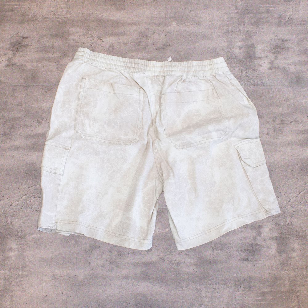 Urban Outfitters Standard Cloth Multi Pocket Printed White Shorts Size US 30 / EU 46 - 2 Thumbnail