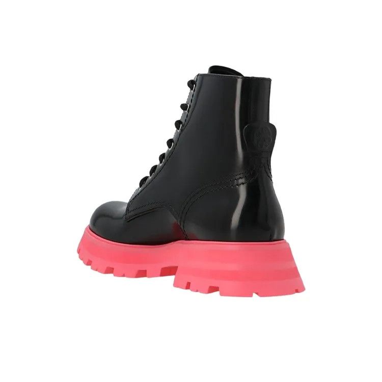 Alexander McQueen o1y0225 Ankle Boots in Black Size US 6 / IT 36 - 4 Thumbnail