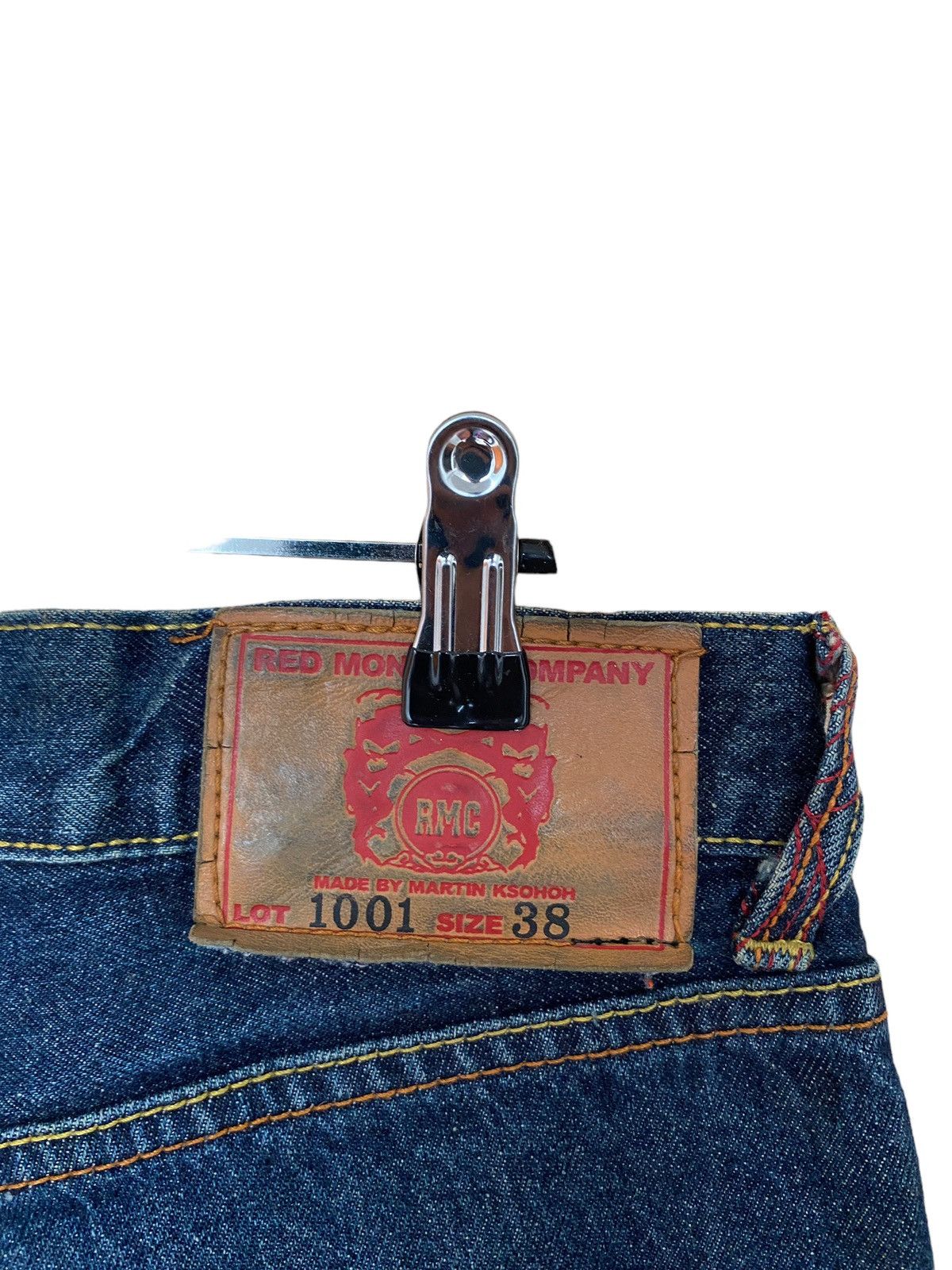 If Six Was Nine × Japanese Brand × RMC Jeans Vintage Japanese Brand Red Monkey Sukajan Jeans 2000s Size US 37 - 12 Thumbnail