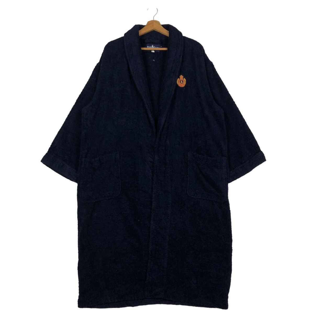 Japanese Brand 🔥VINTAGE RALPH LAUREN LONG BATHROBE BIG LOGO Size US M / EU 48-50 / 2 - 1 Thumbnail