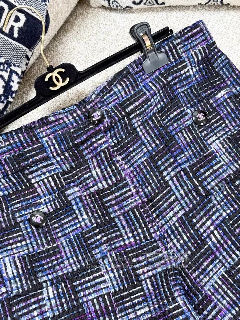 Chanel Chanel Twill tweed trousers Size 25" / US 0 / IT 36 - 4 Thumbnail
