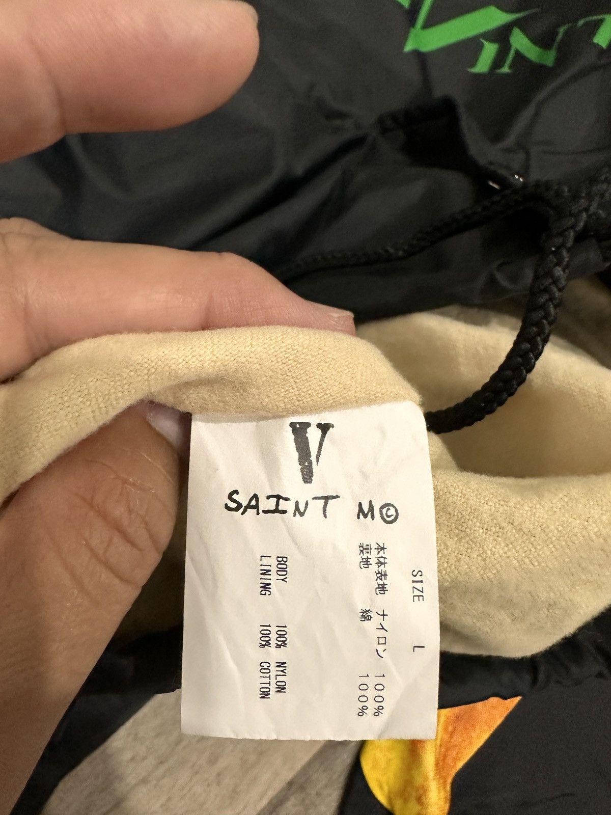Saint Michael × Vlone Saint Michael x Vlone Coach Jacket Black Size US L / EU 52-54 / 3 - 8 Thumbnail