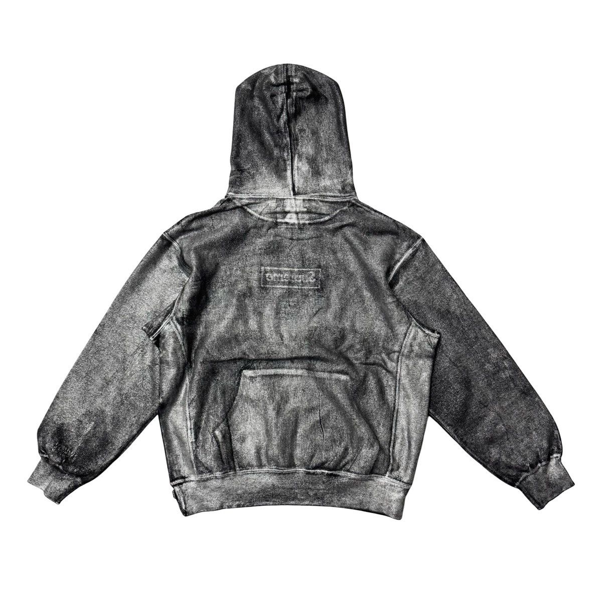 Supreme Supreme Maison Margiela MM6 Foil Box Logo Hoodie Black Size US M / EU 48-50 / 2 - 2 Thumbnail