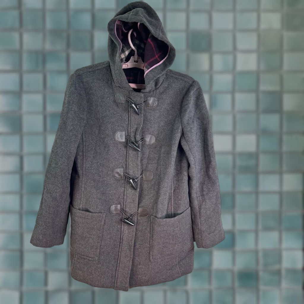 Brooks Brothers VINTAGE Brooks Brothers Wool Blend Jacket Women Size 6 Hooded Casual Fall Winter Size M / US 6-8 / IT 42-44 - 1 Thumbnail