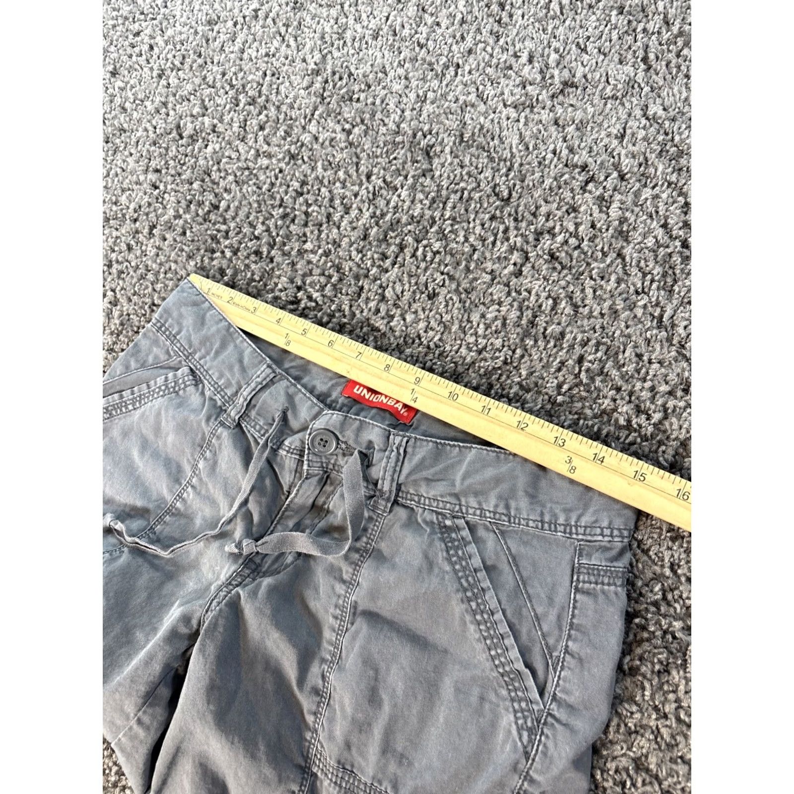 Vintage VINTAGE Union Bay Shorts Womens 30 Gray Cargo Mini Y2K Denim Cotton Cut-Off Waist 30 Womens Size 30" / US 8 / IT 44 - 4 Thumbnail