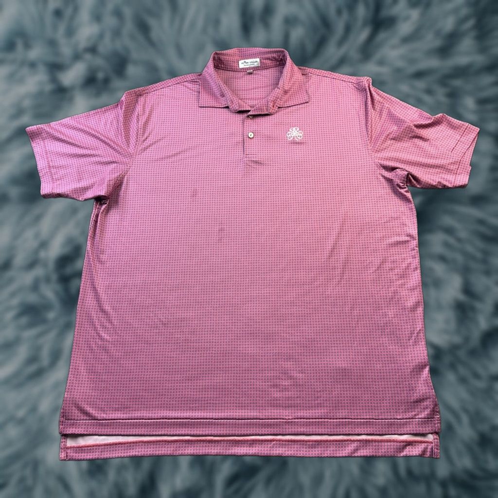 Peter Millar Peter Millar Polo Shirt Mens Extra Large Pink Summer Comfort Size US XL / EU 56 / 4 - 1 Thumbnail